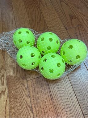 5 Softball Practice Balls